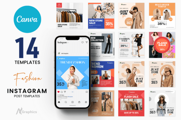 Download 14 New Fashion Instagram Post Templates - Instagram Collection