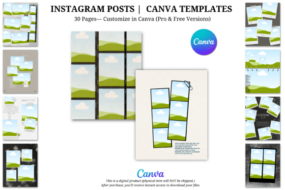Download 30 Instagram Post Canva Templates - Instagram Collection