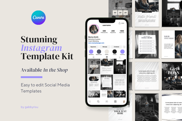 Download Stunning Instagram Template Kit - Instagram Collection