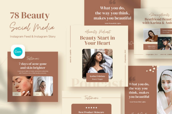 Download Beauty Instagram Post &amp; Story - Instagram Collection