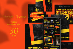 Download Darker Theme Puzzle Instagram Feed - Instagram Collection