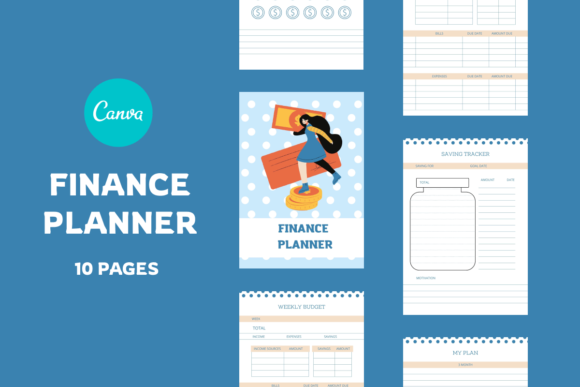 Download Simple Finance Planner | Canva - Finance Collection