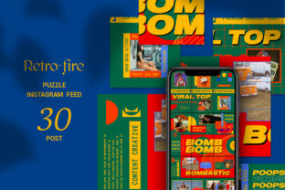Download Retro-fire Puzzle Instagram Feed - Instagram Collection
