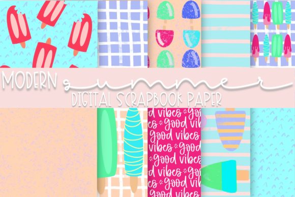 Download Modern Summer Digital Paper - Premium Resources