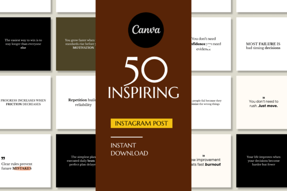 Download POSITIVE 50 INSTAGRAM POST TEMPLATE - Instagram Collection