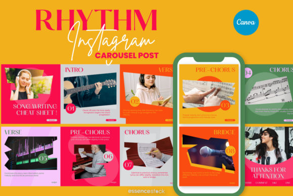 Download Event Music Colorful Instagram Carousel - Instagram Collection