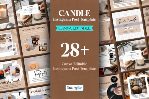 Download Candle Instagram Canva Post Template - Instagram Collection