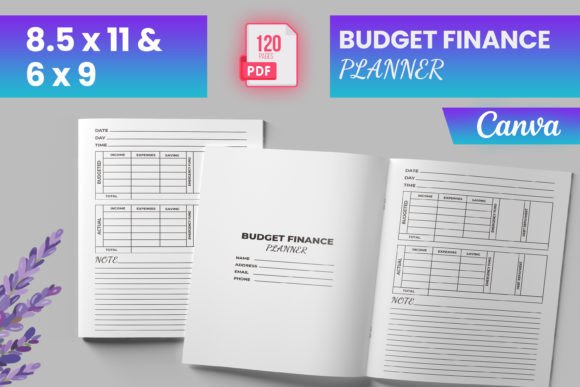 Download Budget Finance Planner Canva (KDP) - Finance Collection