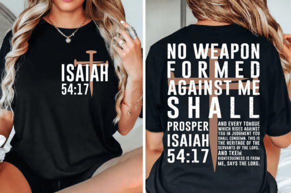 Download Isaiah 54:17 SVG, Positivity SVG, JESUS - Positivity Collection