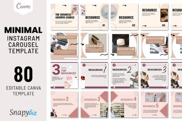 Download Instagram Carousel Canva Post Template - Instagram Collection
