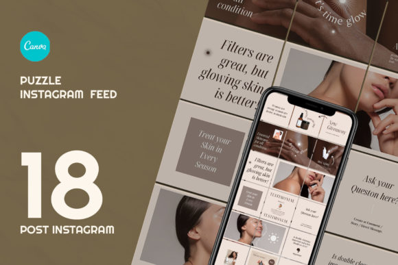 Download Lalisa Skincare Puzzle Instagram | CANVA - Instagram Collection