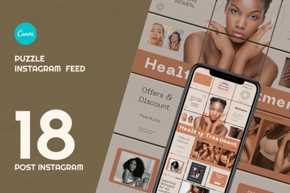 Download Product Skincare Puzzle Instagram CANVA - Instagram Collection