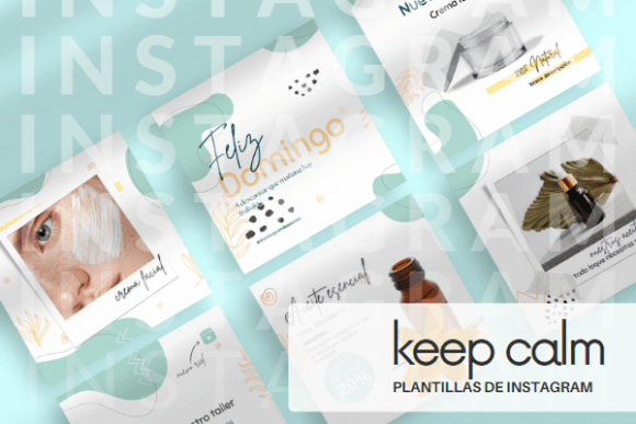 Download Keep Calm - Puzzle Instagram Template (Spanish) - Instagram Collection