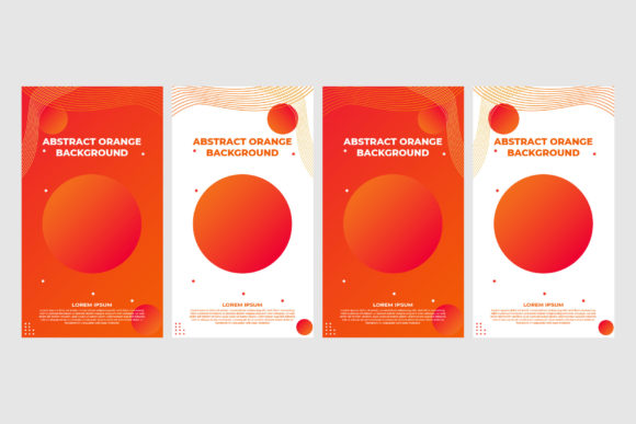 Download Orange Instagram Stories Template - Instagram Collection