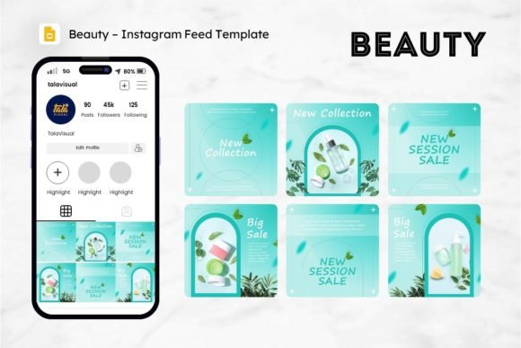 Download Instagram Feed - Google Slides Beauty - Instagram Collection
