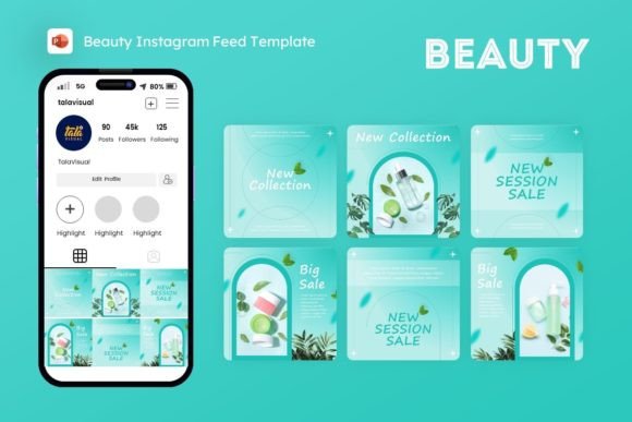 Download Instagram Feed Template - Beauty - Instagram Collection
