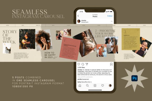 Download Seamless Instagram Carousel - Instagram Collection