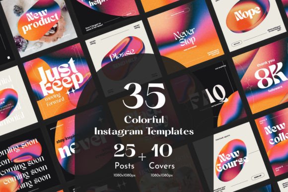 Download Colorful Instagram Post Templates - Instagram Collection