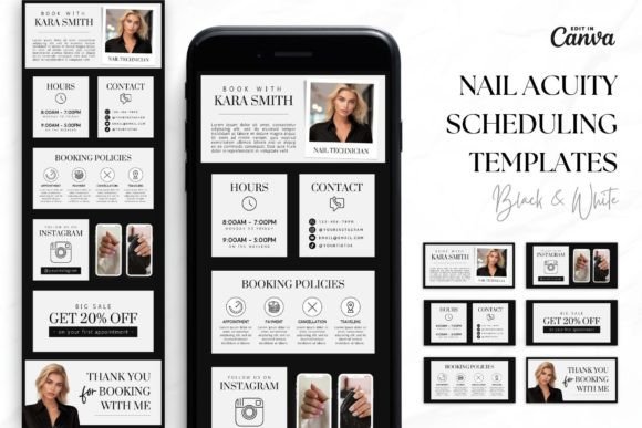 Download Nail Tech Acuity Scheduling • Canva - Premium Bundle
