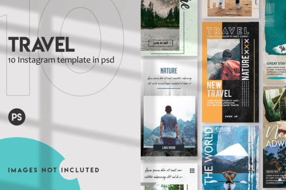 Download 10 Travel Instagram Stories Set - Instagram Collection