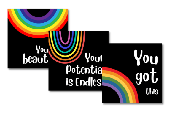 Download Rainbow Instagram Post Template Canva - Instagram Collection