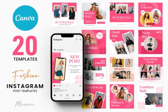 Download 20 Fashion Instagram Post Templates - Instagram Collection