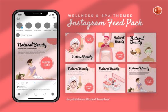 Download Instagram Feed - Wellness Template - Instagram Collection